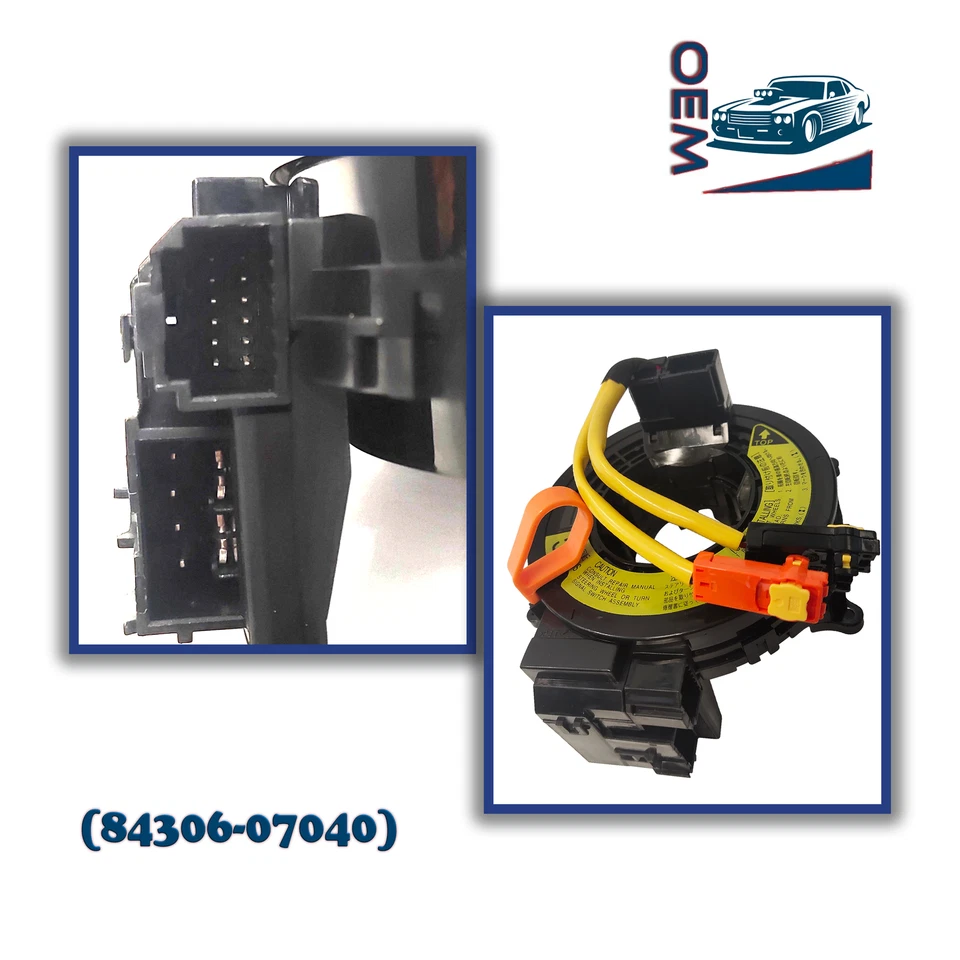 84306-07040 Clock Spring For 2002-2003 Lexus ES300 / 04-06 ES330 / 03-07 LX470 Foto 1 de 4