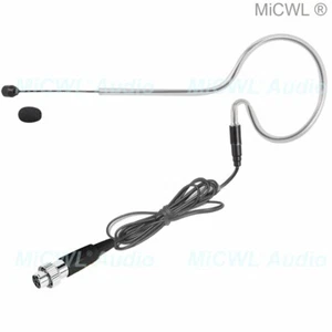 Single ear Headset Microphone for MiPro Black Wireless Mic for ACT System - Picture 1 of 1