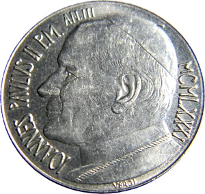 Vatican 1981 100 Lire Coin John Paul II Feed The Hungry (03684) - Picture 1 of 2