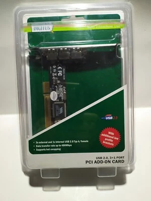 SCHEDA PCI 3+1 PORTE USB 2.0 - Immagine 1 di 4