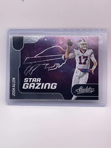 2022 Panini Absolute JOSH ALLEN Star Gazing Insert Card #SG-1 - BUFFALO BILLS - Picture 1 of 2