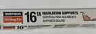 Simpson Strong-Tie 16" Steel Insulation Supports - 100 CT NIB IS16-R100