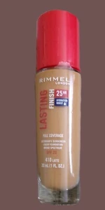 Rimmel Lasting Finish 25 hr. Foundation SPF20-Latte 410 NEW - Picture 1 of 2