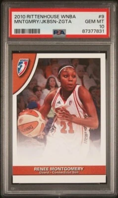 2010 Rittenhouse WNBA Renee Montgomery/Anete Jekabsone PSA 10 Connecticut Sun - Image 1 of 2