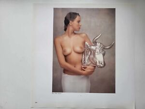 Pirelli Kalender Fotodruck Akte sexy erotische Frau Mai 1989