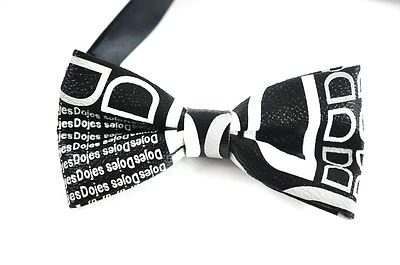 Nuevo Hombres Negro Blanco Clásico PVC Moda Cuero Brillante Pajarita Boda Fiesta Foto 1 de 3