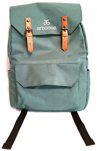 Arbonne Green Backpack Bag Green Pockets Drink Pocket Zipper& Magnetic Closure