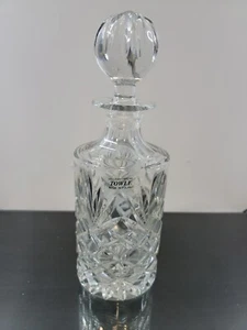 Towle Bleikristall Dekanter mit Stopper Diamantmuster Made in Polland - Bild 1 von 9