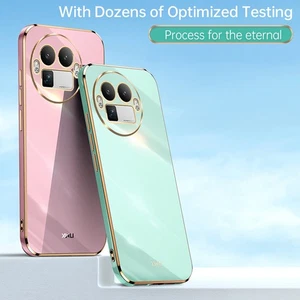 Funda trasera de goma suave con marco chapado en caramelo de lujo para Realme GT 8 Pro 5G - Imagen 1 de 21