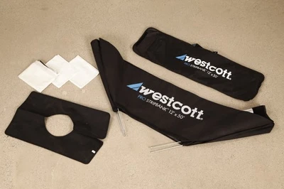 Banco de tiras Westcott Pro 12" x 50" con estuche #49508 Foto 1 de 4