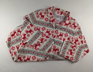 Hanna Andersson Rentier Fair Isle Flanell Pyjama Schlafhemd Nachthemd Gr. Small - Bild 1 von 9