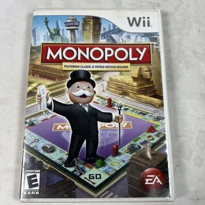 Monopoly (Nintendo Wii, 2008) CIB con custodia e manuale - Foto 1 di 4