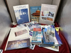 Mostly 1962 Century 21 Exposition Pamphlet Seattle World's Fair Ephemera Lot - Picture 1 of 8