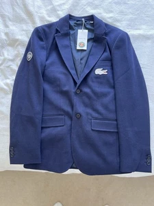 Men’s Lacoste Blue Roland Garros Jacket Size FR 48 US S BNWT - Picture 1 of 13