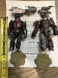 Lotto 2 Jet Pack Jazwares World Of Halo Infinite Tovarus Brute Hyperius Figure - Foto 1 di 7