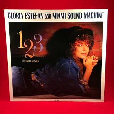 GLORIA ESTEFAN & MIAMI SOUND MACHINE 1, 2, 3  1988  UK 12" Vinyl Single EPIC B - Image 1 of 3
