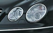 1999-2005 for Mercedes CL Class W215 CL500 CL600 Head Lamp Chrome Rim Ring Trims
