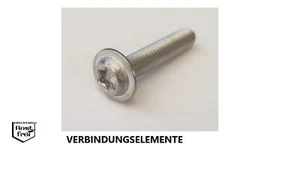 Linsenkopfschrauben mit FLANSCH und TORX ISO 7380 EDELSTAHL A2 M2-M10 - Bild 1 von 1