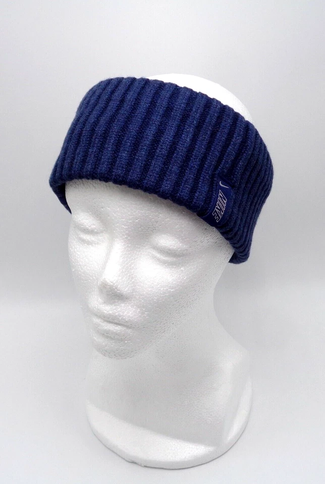 Nike Swoosh Logo YA Knit Wide Headband Blue Youth Size Unisex