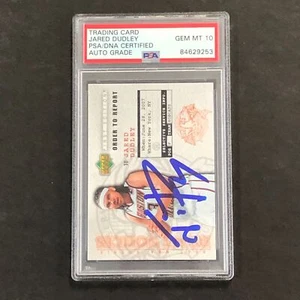 2007-08 Upper Deck First Edition #DN21 Jared Dudley Signed Card AUTO 10 PSA Slab - Picture 1 of 2