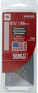 Senco 15g abgewinkelte Finish Nägel 2-1/2" len galv - A302509 - Bild 1 von 1