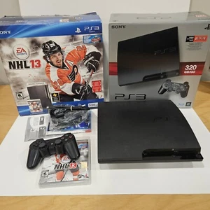 Sony PlayStation 3 Slim Launch Edition 320GB Console - Black... - Picture 1 of 11
