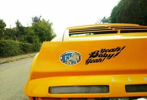 Oldtimer Aufkleber Sticker EUROPA UNITA 60er 70er Konturgestanzt  ca 12 x 7,5 cm - Bild 1 von 4