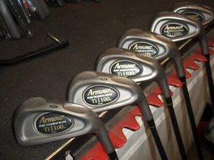 Tommy Armour Ti-100 Titanium irons 4, X,6- Pw / Regular graphite / right hand - Picture 1 of 4