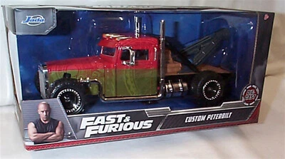 Jada Fast & Furious Hobbs & Shaw: Custom Peterbilt Tow Truck 1/24Scale 32089RBBB - Image 1 of 2