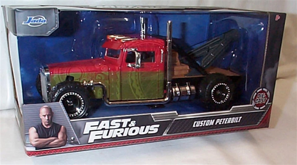 Jada Fast & Furious Hobbs & Shaw: Custom Peterbilt Tow Truck 1/24Scale 32089RBBB - Image 1 of 2