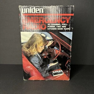 Uniden CB Radio Model NO. PC-9 Vintage Citizens Emergency 2 Way Radio Untested - Picture 1 of 12