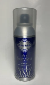 Fake Bake Sol Survivor SPF 30 with Anti-Oxidants 4 oz New Sealed, Small Dents - Picture 1 of 4
