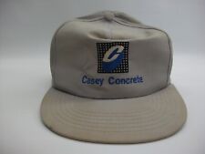 Casey Concrete Hat Vintage Beat Up Gray Snapback Baseball Cap