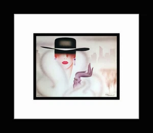 ERIK FREYMAN • Custom Framed Plate Signed "LA STARLETTE" Art Print - Picture 1 of 1