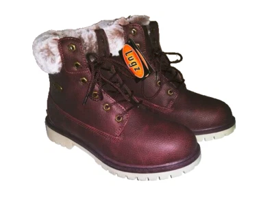 Bota de mujer forro de piel LUGZ talla 7,5 color gris granate Eur 36 Foto 1 de 4