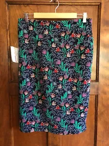 LulaRoe L NWT Cassie Lightweight Stretch Knit Skirt - Imagen 1 de 6