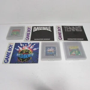 World Bowling Tennis & Baseball Nintendo Game Boy gereinigt & getestet original - Bild 1 von 5