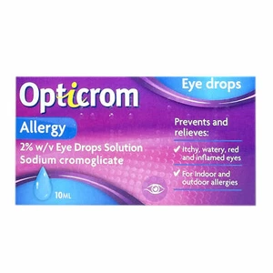 Opticrom Eye Drops Allergy Hayfever Sodium Cromoglicate Multi Listing