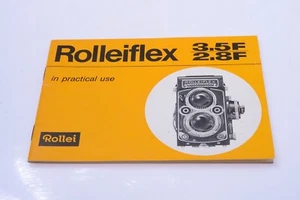 ✅ ROLLEI, ROLLEIFLEX 3.5F 2.8F CAMERA ORIGINAL INSTRUCTIONS MANUAL ENGLISH 133-2 - Picture 1 of 2