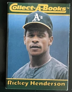 1990 Collect-A-Books #8 Rickey Henderson - Bild 1 von 2