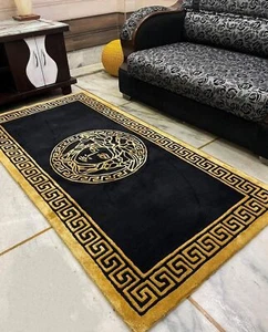 Woolen Shaggy Carpet Rectangle Fluffy Fur Floor Area Rugs Livingroom Home Mat - Picture 1 of 3