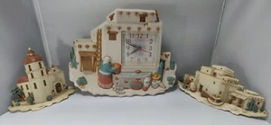 Vintage 1995 Burwood Homco Southwest Clock Wall Decor 3pcs - Picture 1 of 13