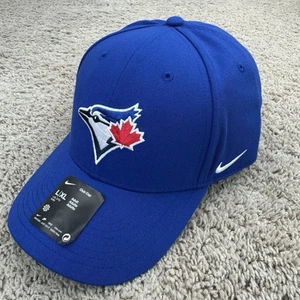 Toronto Blue Jays Nike Club Cap Team Logo L/XL Riemen Dri Fit weiß Swoosh Mütze - Bild 1 von 8