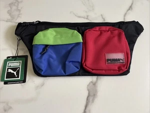 New Puma Sport Crossbody Sling Active Travel Waist Bag Fanny Pack Color Splash - Picture 1 of 9