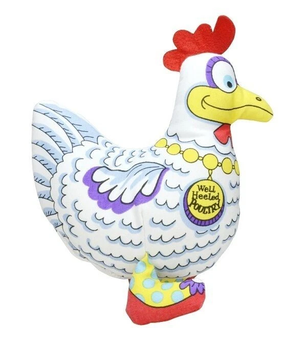 Petstages Madcap Well-Heeled Poultry Plush Pet Dog Squeaker Toy - image 1 of 1