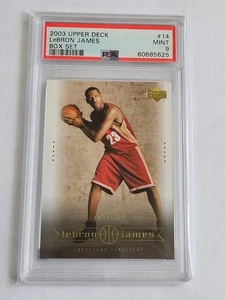 LeBron James 2003 Upper Deck Box Set #14 Cleveland Cavaliers Rookie PSA 9 HOF - Picture 1 of 2