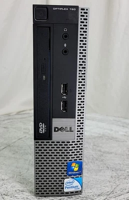 Dell D01U Optiplex 780 USFF PC Pentium Dual Core E5700 4GB SEE NOTES - Image 1 of 4