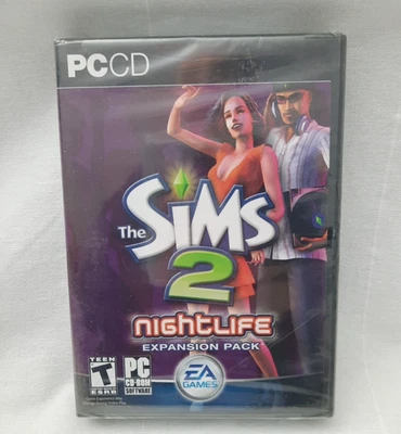 New Sims 2: Nightlife Expansion Pack (PC, 2005) ~ EA Games ~Factory Sealed - Image 1 of 4