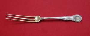 Durgin Sterling Silver Strawberry Fork Gold Washed w/ Shell and Bead 4 7/8" - Picture 1 of 1