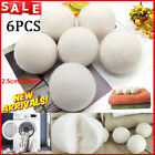 6X Wool Tumble Dryer Balls Reusable Home Natural Laundry Anti-winding Clean Ball